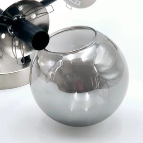 Brilagi - Prisadený luster MALIVA 6xE14/15W/230V matný chróm/dymový