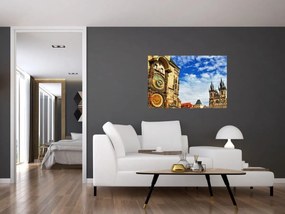 Obraz - Pražský orloj (90x60 cm)