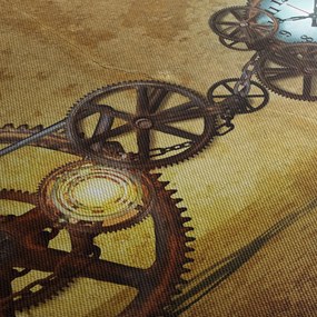 Obraz strojčekov historických hodín (120x50 cm)