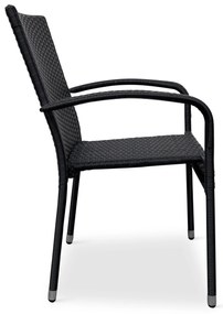 Noela Balkónový set Nina + 2x ratanová stolička Paris