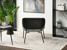 Kreslo Black (šedá + čierna). Vlastná spoľahlivá doprava až k Vám domov. 1109974