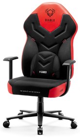 Herné kreslo Diablo X-Gamer 2.0 Normal Size, čierno-červené