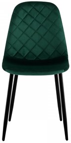 Čalúnená designová stolička ForChair III zelená