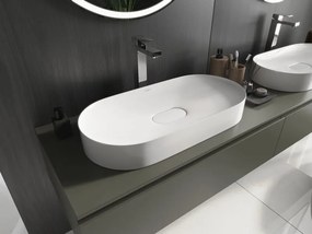 Mexen Sofia umývadlo na dosku z konglomerátu 70 x 35 cm, biele - 23067001