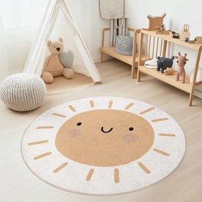 Prateľný detský koberec ø150 cm Sunny World – Mila Home