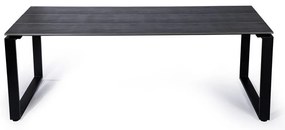 Sivý záhradný stôl pre 8 osôb Bonami Selection Strong, 210 x 100 cm