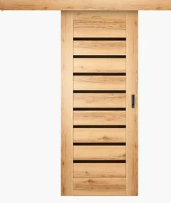 Interiérové dvere Naturel Zaria posuvné 80 cm dub natura ZARIACPLDN80PO + posuvný systém