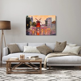 Obraz - Moulin rouge, Paríž, Francúzsko (90x60 cm)