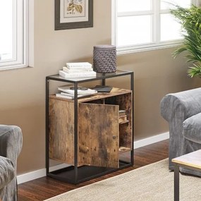 Skrinka so skleneným povrchom VASAGLE LSC12BX