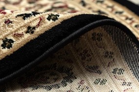 Koberec ROYAL ADR kruh vzor 1745 čierny