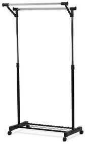 Autronic BONTEC Stojan na šaty, kov, čierna, 84511 BK Farba: Čierna