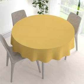 Biante Teflónový okrúhly obrus - Paris TF-127 Žltý Ø 120 cm
