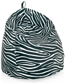 Sedací vak BAG Sako Design Zebra Veľkosť: XXL