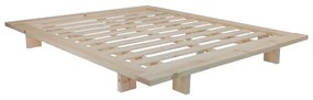 Dvojlôžková posteľ z borovicového dreva s roštom 160x200 cm Japan – Karup Design