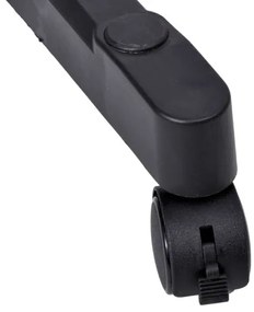 Vešiakový stojan na kolieskach ELA čierny