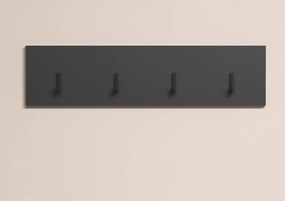 Nástenný vešiak na šaty Esteban, antracit