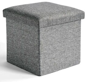 Úložná taburetka DIEGO M sivá