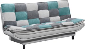 XXXLutz ROZKLADACIA POHOVKA, textil, kompozitné drevo, strieborná, tyrkysová, tmavosivá MID.YOU - Sedačky - 002220034405