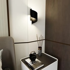 Nástenné svietidlo SPINER 1xG9/8W/230V čierna