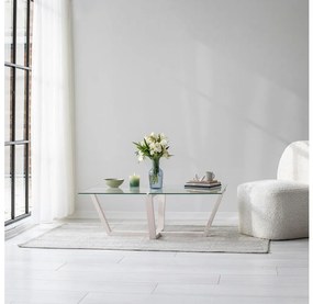 Asir Konferenčný stolík AMALFI 35x105 cm borovica/číra 552NOS1453