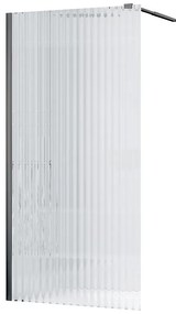 Sprchová Stena Walk-In Fly 120x190 black