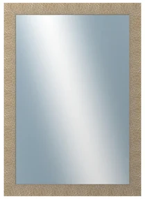 DANTIK - Zrkadlo v rámu, rozmer s rámom 50x70 cm z lišty Golf Champagne (2490)