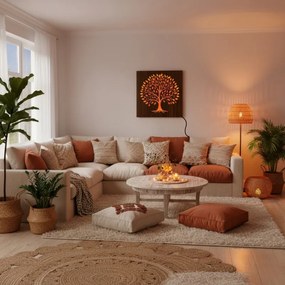 LED obraz Strom života – drevený obraz s podsvietením | SENTOP LED0561