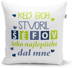 Sablio Vankúš Keď Boh stvoril šéfov: 40x40 cm