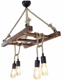 Luster na lanku MERDIVEN 4xE27/40W/230V