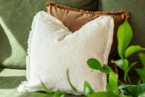 DEKORAČNÁ OBLIEČKA NA VANKÚŠ ADIA 45X45 CM KRÉMOVÁ