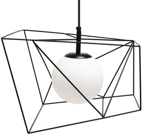Toolight Toolight, závesná stropná lampa 1xE27 APP1022-1CP, čierna-biela, OSW-06112