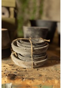 Set 3 misiek pod kvetináč z terakoty Esschert Design