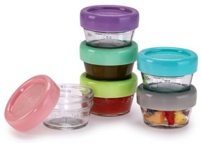 Sklenené dózičky na potraviny 59 ml - 6 ks