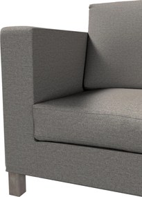 Poťah na sedačku Karlanda  (pre 3 osoby,nerozkladacia,krátky) farba produktu sivá látka zapletaná