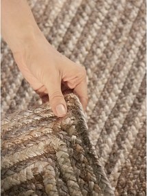 Obojstranný/ručne tkaný jutový behúň v svetlo prírodnej farbe/v tmavo prírodnej farbe 80x200 cm Juno – Hanse Home