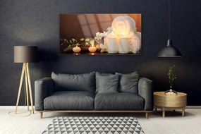 Obraz plexi Sviečky vaňa umenie 120x60 cm