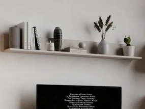 Police na stenu Asko Living,135 cm, béžová kašmír%