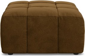 Zamatová podnožka v horčicovej farbe Aloha – Makamii