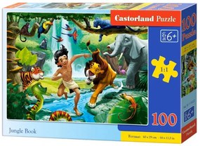 Castorland Puzzle 100 el. Kniha džunglí