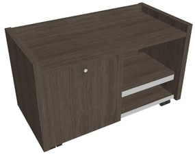 Mobilný kontajner Verno 100 x 50 cm, ľavý, dub antracit