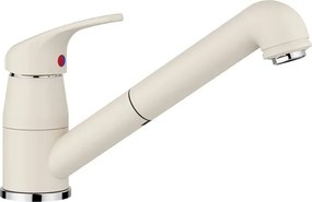 Blanco DARAS-S drezová batéria s vyťahovacou sprškou biela soft 526 937