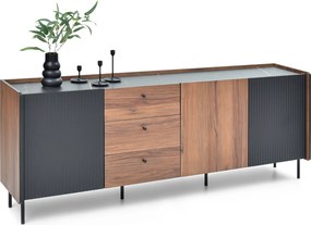 Komoda Protegidas P06 (čierna). Akcia -20%. Vlastná spoľahlivá doprava až k Vám domov. 1137241