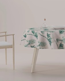Obrus okrúhly farba produktu biela látka vzorované