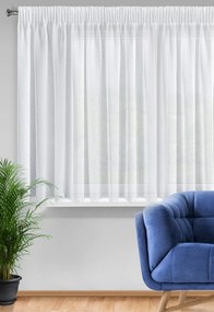 ZÁCLONA NA PÁSKE LANA 350X150 CM BIELA