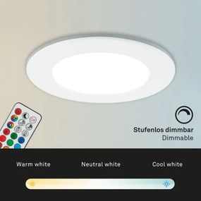 Briloner - SADA 3x LED Stmievateľné kúpeľňové svietidlo LED/4,8W/230V IP65