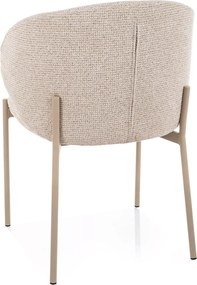 Jedálenská stolička KIOTO, kašmír/svetlobéžová