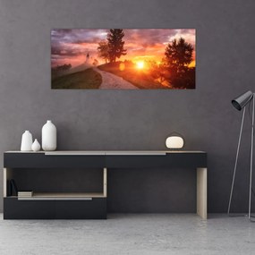 Obraz - Jamnik, Slovinsko (120x50 cm)