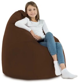 Plyšový sedací vak SAKO Hnedý