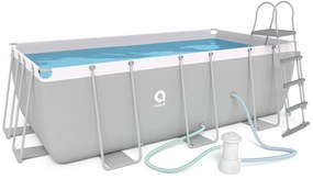 Záhradný bazén s filtráciou a rebríkom 400 x 207 x 122 cm