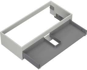 Mexen Box-A, závesná skrinka 100 cm, 1 zásuvka, sivá matná, 91AX0-1000-235-1-62